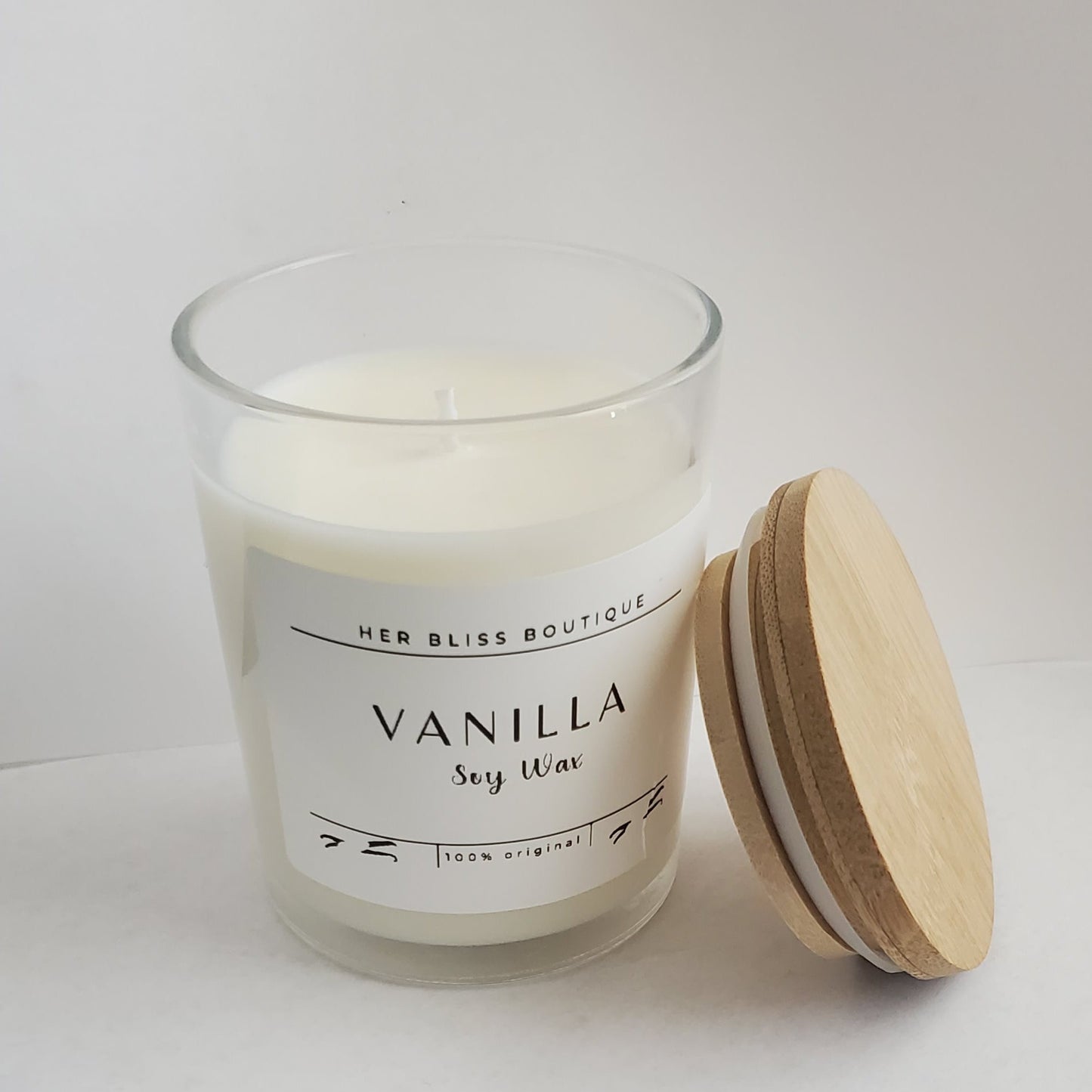 Vanilla Soy Wax Candle | Handmade Soy Candle | Natural Home Fragrance