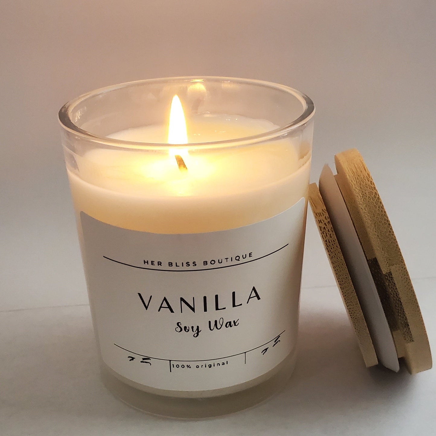 Vanilla Soy Wax Candle | Handmade Soy Candle | Natural Home Fragrance