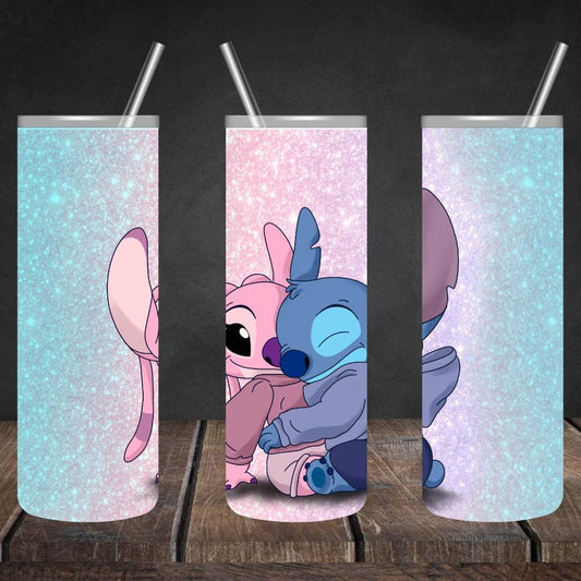 Stitch Love 20oz Skinny Tumbler