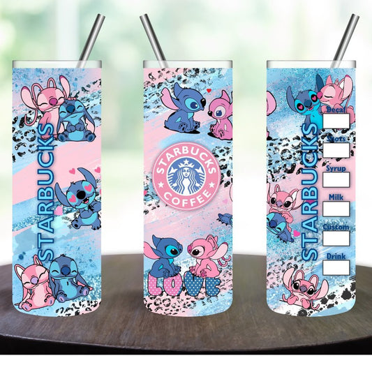 Starbucks Sublimation Desing 20oz Skinny Tumbler