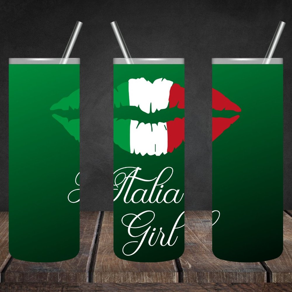 Italia Girl 20oz Skinny Tumbler