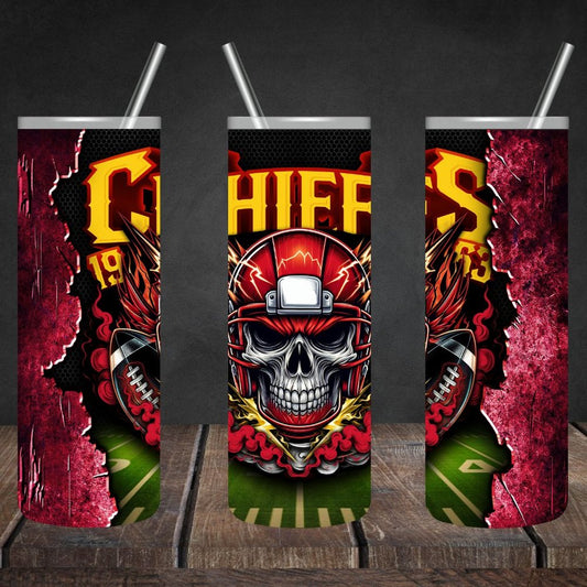 Chiefs 20oz Skinny Tumbler