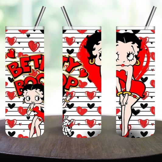 Betty Boop Stainless Steel 20oz Skinny Tumbler