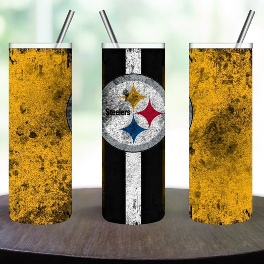 Pittsburgh Steelers Stainless Steelers 20oz Skinny Tumbler