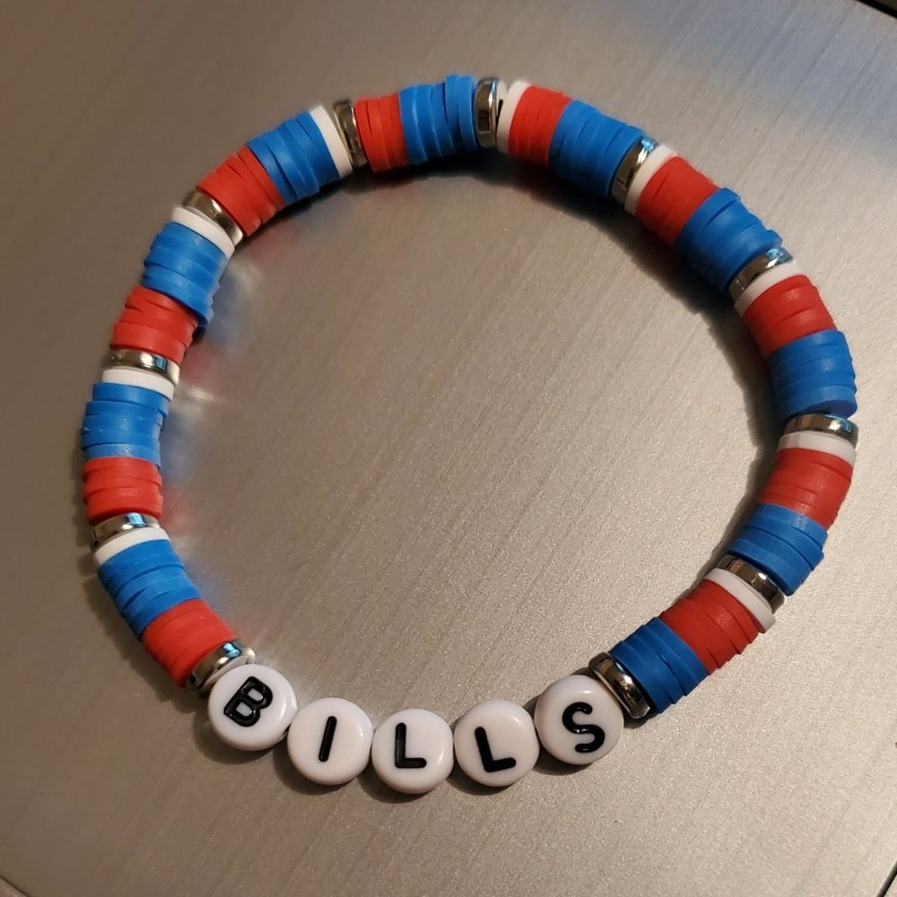 COPY - Buffalo Bills Beaded Bracelet