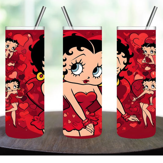 COPY - Betty Boop 20oz Skinny Tumbler