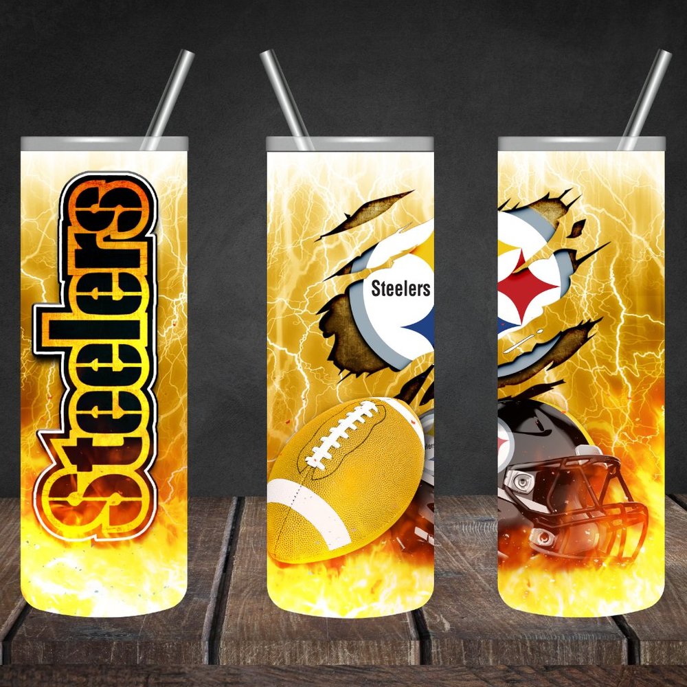 COPY - Pittsburgh Steelers 20oz Skinny Tumbler